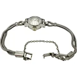ROLEX Orchid Vintage Overhauled Watch K18WG/Brass Hand-wound 1960s Ladies