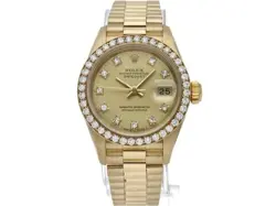 ROLEX Datejust Women Diamond Bezel 10P Diamonds 69138G(9) #L095