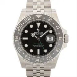 ROLEX GMT MASTER II 126710GRNR SS AT BLACK DIAL