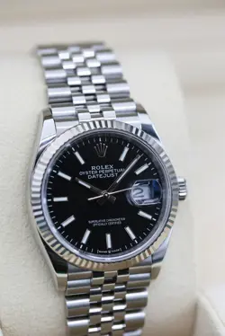 Rolex 126234 Black Index DATEJUST 36mm 2021