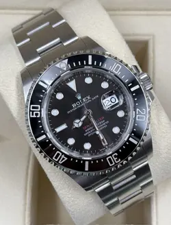 ROLEX SEA-DWELLER 126600 STAINLESS BLACK DIAL 43MM MEN'S WATCH