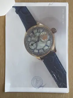 SUPERB MENS ROLEX MARRIAGE WATCH AUTHENTIC 1920'S MOVEMENT WITH EXPERT PAPERS.