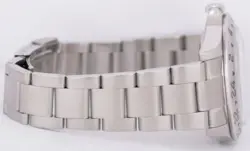 Rolex Explorer II Polar White SEL 40mm NO-HOLES GMT Stainless Steel Watch 16570T