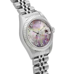USED ROLEX Datejust 79174NR Black Case: 26×26mm Band: 18cm Ladies Watch #11421