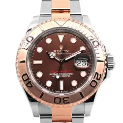ROLEX YACHT-MASTER 40MM 126621 CHOCOLATE DIAL STEEL & 18K ROSE GOLD