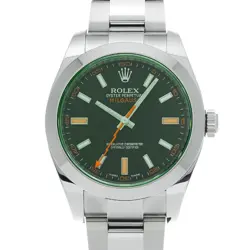 USED ROLEX MILGAUSS 116400GV BLACK CASE: 40×40MM MEN'S WATCH #111321