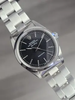 ROLEX AIR-KING 14000 BLACK DIAL - W/ B&P