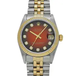 USED ROLEX DATEJUST 68273G CASE: 31×31MM BAND: 18CM UNISEX WATCH #11221