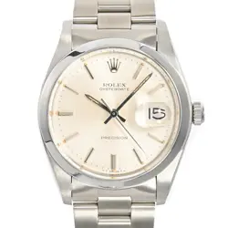 USED ROLEX OYSTER DATE 6694 SILVER CASE: 34MM BAND: 17.5CM MEN'S WATCH #111221