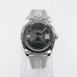 ROLEX DATEJUST 126334 41MM WIMBLEDON DIAL STAINLESS STEEL