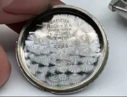 Rolex 34mm Oyster SpeedKing Ref 2280 MILITARY WW2 CLEAN DIAL STAINLESS RUNS RARE