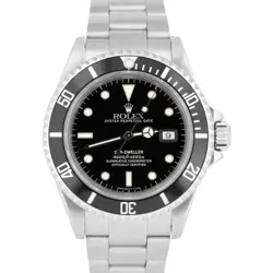 MINT ROLEX SEA-DWELLER 40MM BLACK STAINLESS STEEL OYSTER DATE WATCH 16600