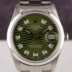 LADIES GREEN MOTIF