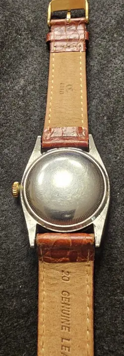 Rolex OVETTONE Early Datejust 18K YG/SS Big BubbleBack Ref# 6075