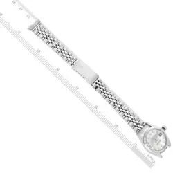 ROLEX DATEJUST 26 STEEL WHITE GOLD MOP DIAMOND DIAL LADIES WATCH 79174