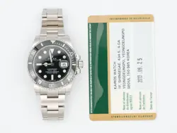ROLEX SUBMARINER 116610LN WITH CARD STAINLESS STEEL BLACK DIAL OYSTER BRACELET