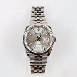 ROLEX DATEJUST 126334 SILVER DIAL JUBILEE BRACELET STAINLESS STEEL WHITE GOLD
