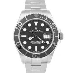 NEW 2025 PAPERS ROLEX YACHT-MASTER TITANIUM BLACK CERAMIC 42MM 226627 BOX