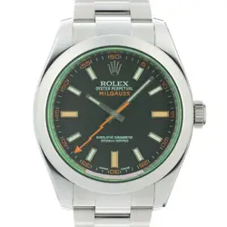 ROLEX MILGAUSS 116400GV BLACK WARRANTY 2015