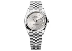 ROLEX DATEJUST 36MM 126200 OYSTERSTEEL JUBILEE SILVER DIAL UNWORN 2023