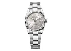 ROLEX DATEJUST 36MM 126234 OYSTERSTEEL FLUTED BEZEL SILVER DIAL UNWORN 2023
