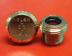 ROLEX OYSTER ROSE GOLD CROWN TUBE 5.4MM BUBBLE BACK ROYAL