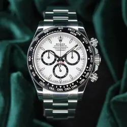 NEW UNWORN 2025 ROLEX DAYTONA WHITE DIAL STAINLESS STEEL FULL SET 126500LN