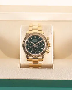Rolex Cosmograph Daytona 40mm 116508 John Mayer Green Yellow Gold 2022