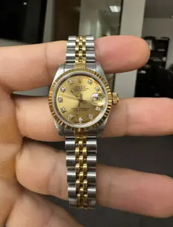 ROLEX DATEJUST CHAMPAGNE DIAMOND DIAL 