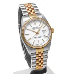 Box With Warranty Rolex Datejust Ref.16233 S Number White Jubilee Bracelet Used