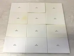 Authentic Rolex Watch Servicing Around The World Booklet 12 Piece Set Overhaul C