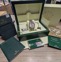 Rolex 116244 Pink Waves With Diamonds 36mm Factory Full Package "Beautiful"