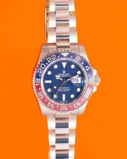 ROLEX GMT MASTER II 40MM 126719BLRO WHITE GOLD SUPERMAN PEPSI 2023
