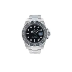 ROLEX GMT-MASTER II 116710 40MM BLACK LUMINOUS DIAL GMT BEZEL OYSTER BAND