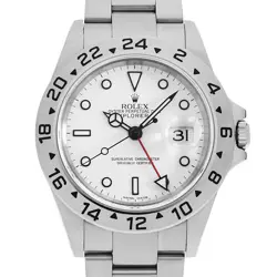 ROLEX EXPLORER II 16570 WHITE D NUMBER SECOND HAND MENS
