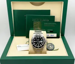 ROLEX SUBMARINER DATE 126610LN 41MM BLACK CERAMIC STAINLESS STEEL BOX PAPER 2023