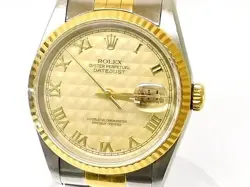 ROLEX DATEJUST 16233 S MODEL NUMBER MEN'S WATCH FROM JAPAN G0123