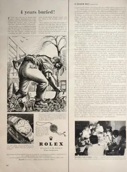 WATCH ADVERTISEMENT/ROLEX OYSTE