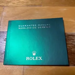 [Japan Used Watch] 3913 Rare Must-See Rolex Worldwide Service Booklet Card Case