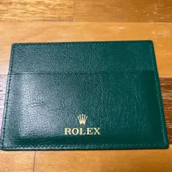 [Japan Used Watch] 3913 Rare Must-See Rolex Worldwide Service Booklet Card Case