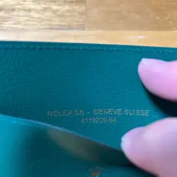 [Japan Used Watch] 3913 Rare Must-See Rolex Worldwide Service Booklet Card Case