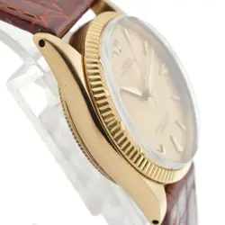 ROLEX Oyster perpetual 6551 vintage K18YG Cal.1130 Automatic Boy's I#136807