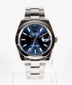 ROLEX DATEJUST 41  126300 | BLUE DIAL  | 2022 | FULL SET | PERFECT CONDITION