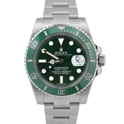 MINT 2018 ROLEX SUBMARINER HULK GREEN CERAMIC STAINLESS STEEL 40MM 116610 LV