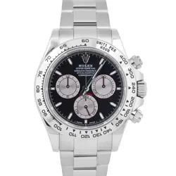 MINT 2024 PAPERS ROLEX DAYTONA COSMOGRAPH BLACK 18K WHITE GOLD 40MM 126509 BOX
