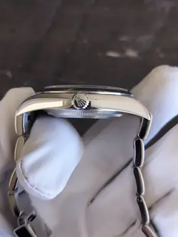 MINT Rolex Explorer I Black 39mm MK2 LUME Stainless Steel Oyster Watch 214270