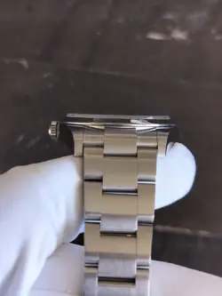 MINT Rolex Explorer I Black 39mm MK2 LUME Stainless Steel Oyster Watch 214270