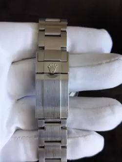 MINT Rolex Explorer I Black 39mm MK2 LUME Stainless Steel Oyster Watch 214270