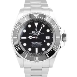 MINT 2022 PAPERS ROLEX SEA-DWELLER DEEPSEA 126660 BLACK STEEL 44MM WATCH BOX