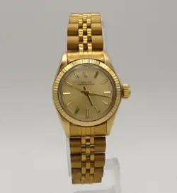 ROLEX OYSTER PERPETUAL 6719 14K YELLOW GOLD LADIES